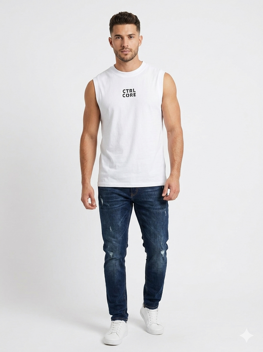 Camiseta Caballero  Blanco Ctrl Core