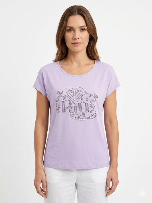 Diamonds Paris  Top Lilac