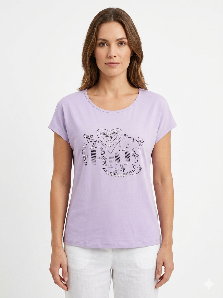 Diamonds Paris  Top Lilac