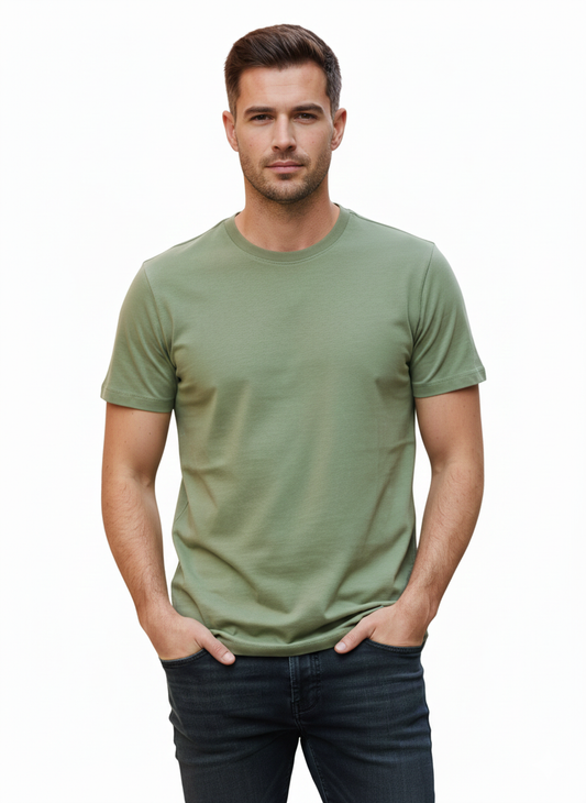 Olive T-Shirt - Just Blu