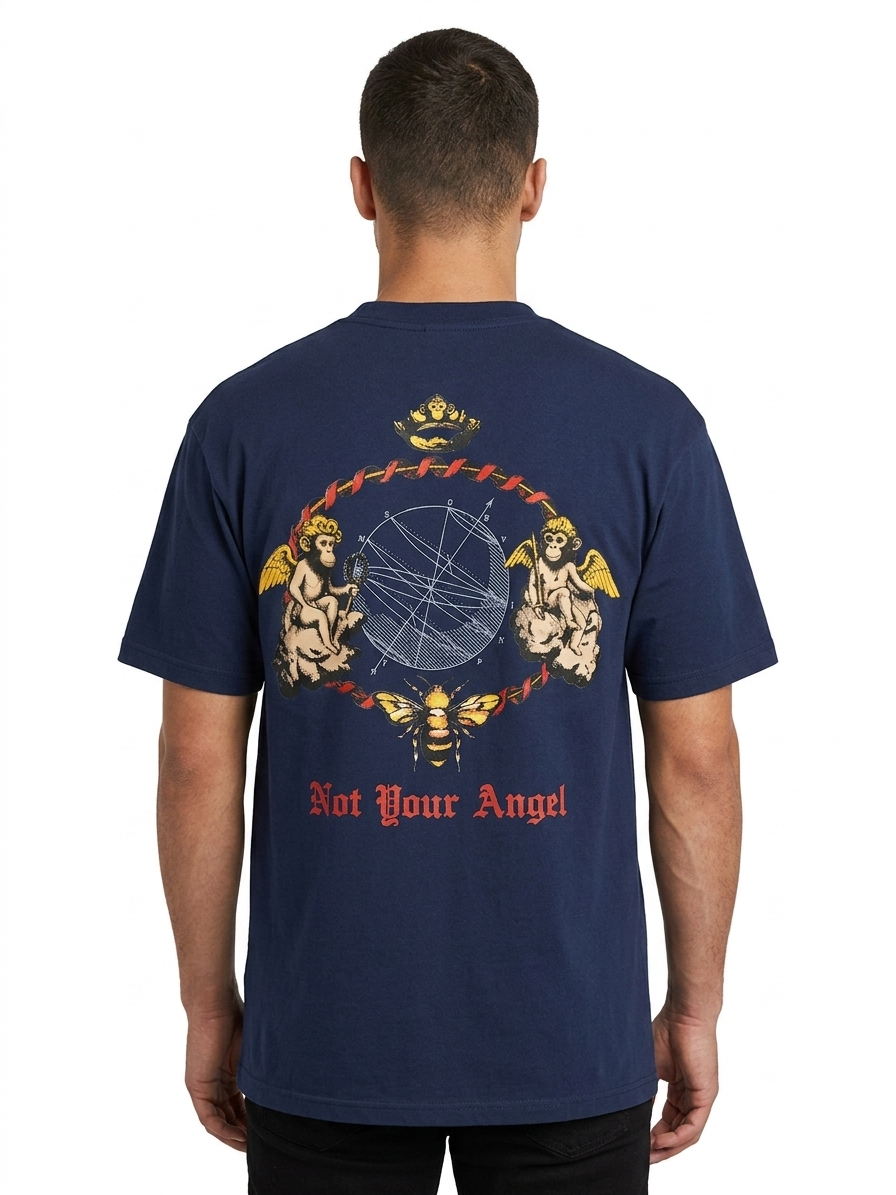Sueter Caballero  Azul Oscuro Not Your Angel