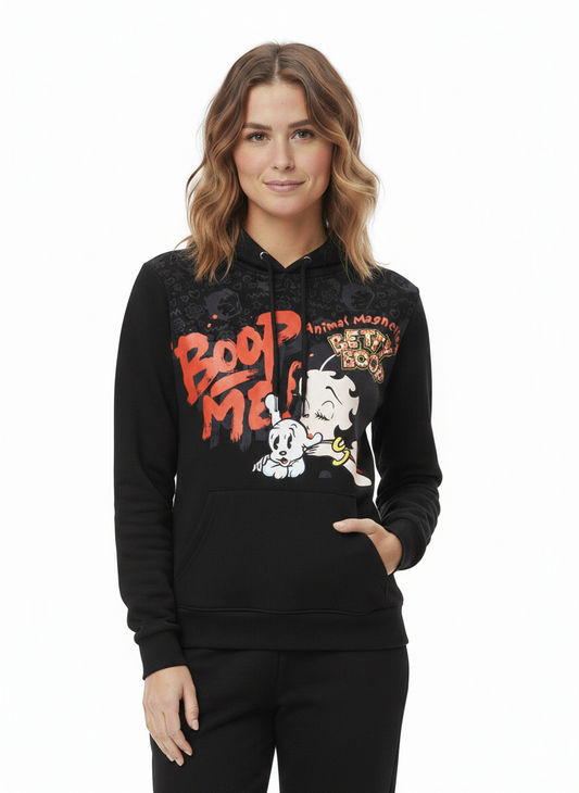 Betty Boop Basic Hoodie Black