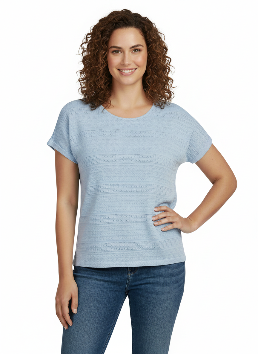 Plus T-shirt Chambray - Ruby Rd