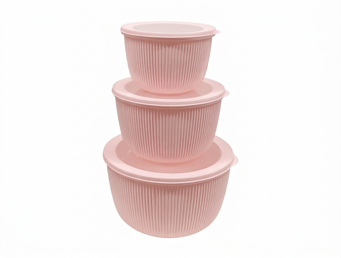 Food Container 4pcs Pink