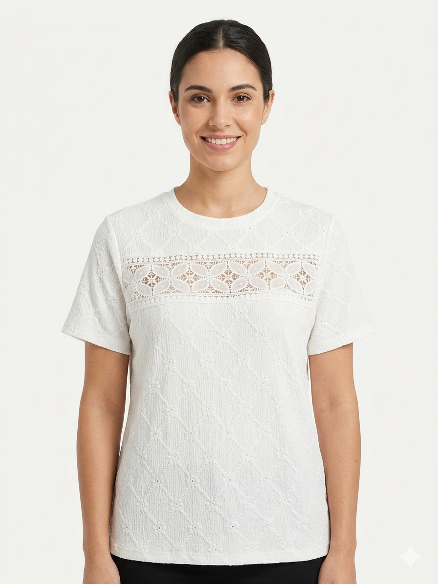 Top blanco Missy