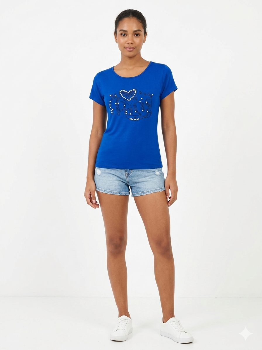 Diamonds Paris  Top Blue