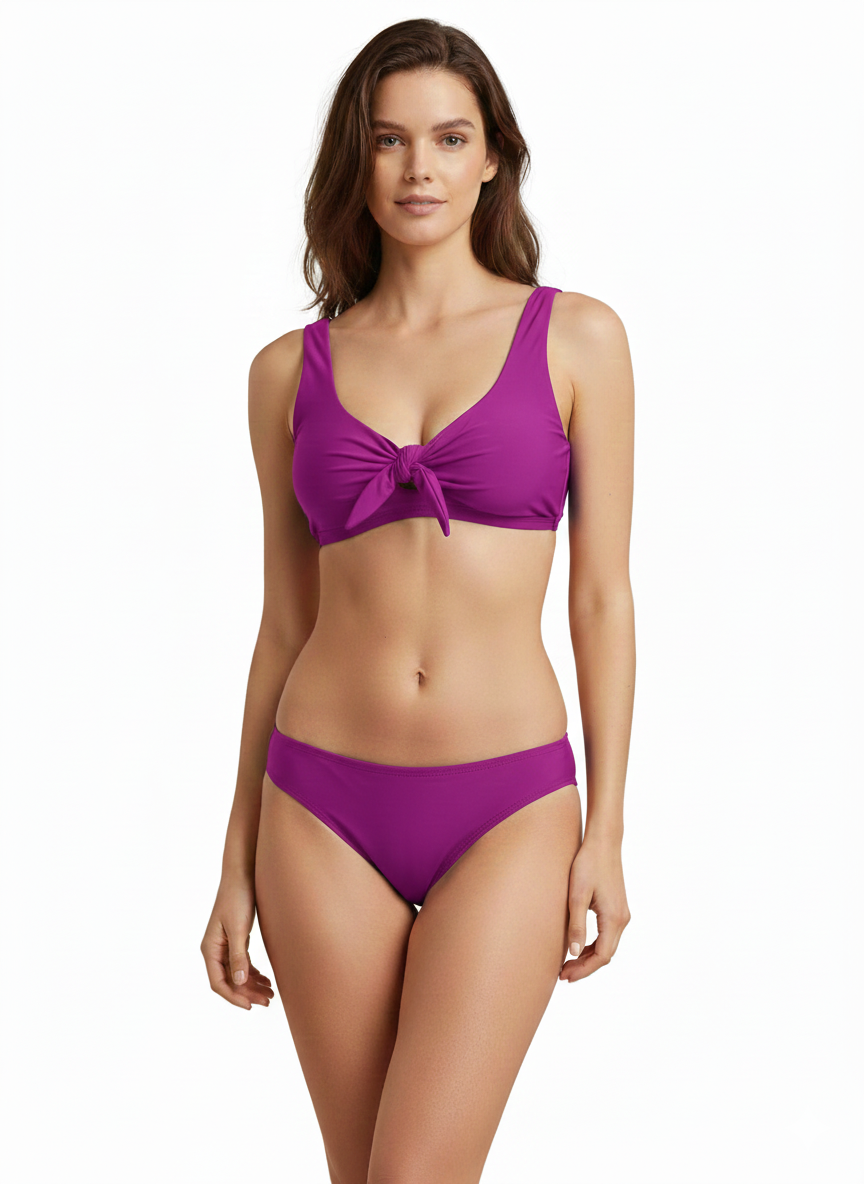 Ladies 2pc Swimsuit Purple - Emma Jordan
