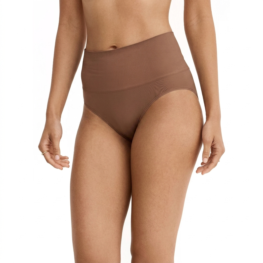 Scuba Mid- Waist Brief W / DL Layer WB Black-Mocha-Black