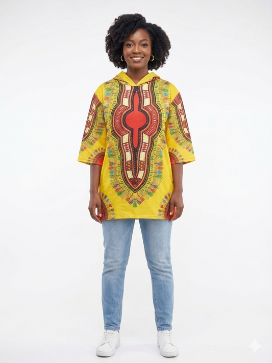 Dashiki Scuba Hooded