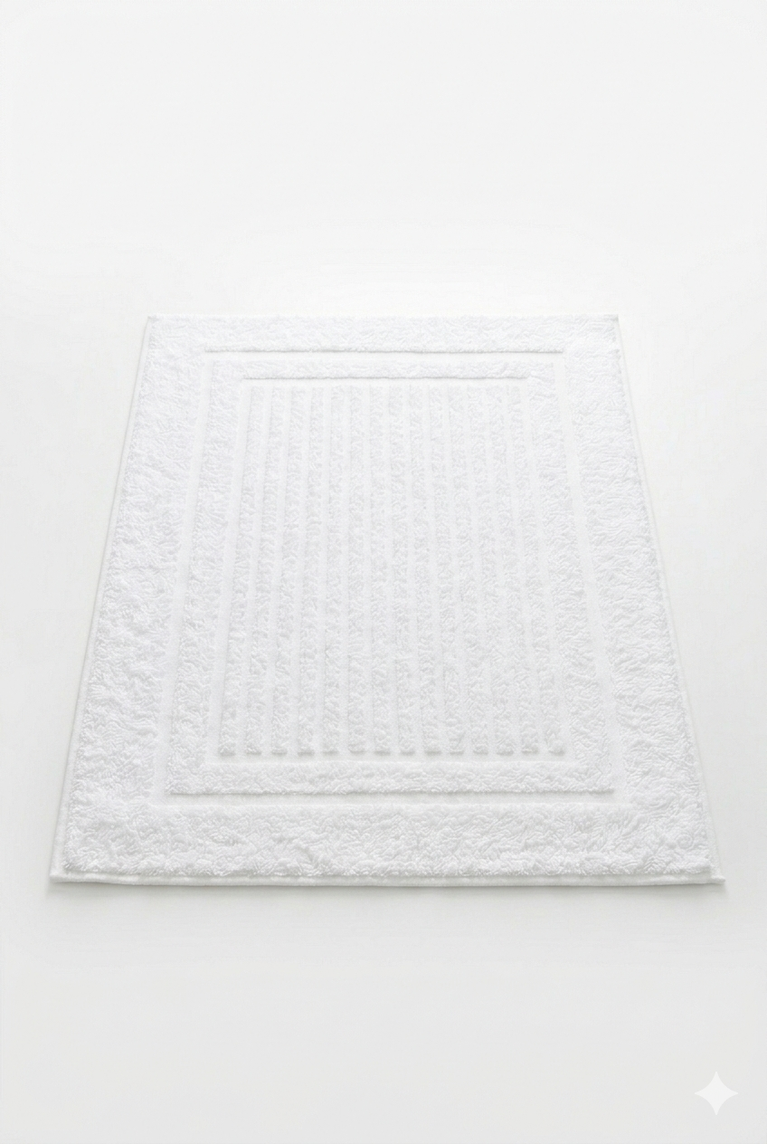 Bath Mat Hosp 22x34 White