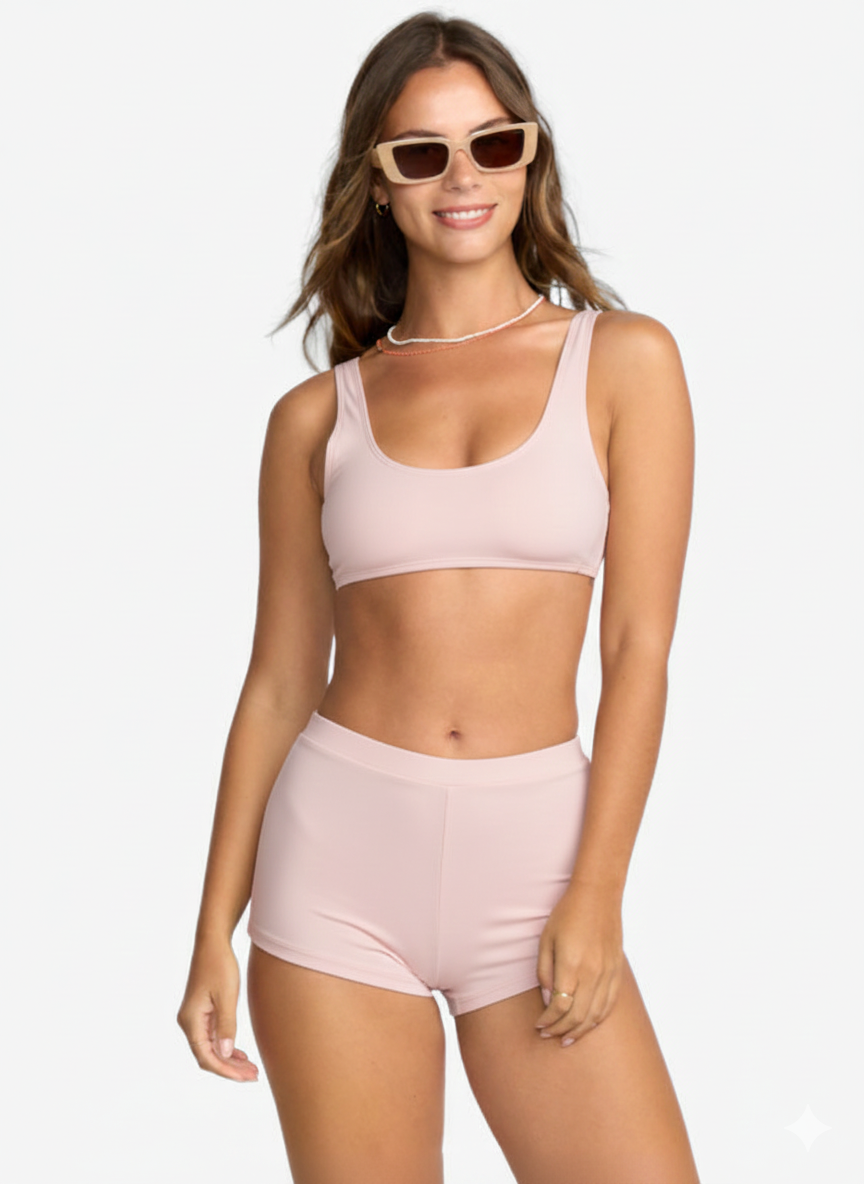 Ladies 2pc Swimsuit Pink - Joan Vass