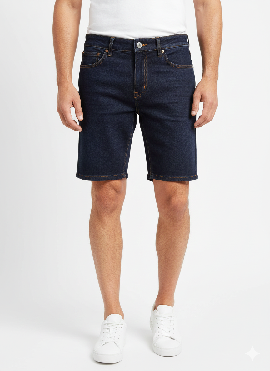 Bermuda Jeans Dark Blue de Caballero