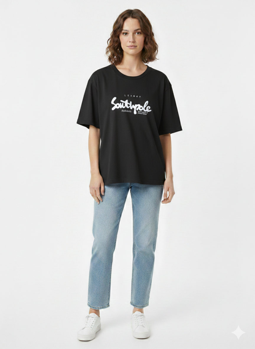 Legacy Cropped T-Shirt Black