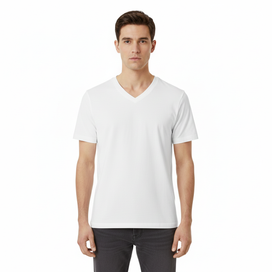 T-Shirt V-neck White