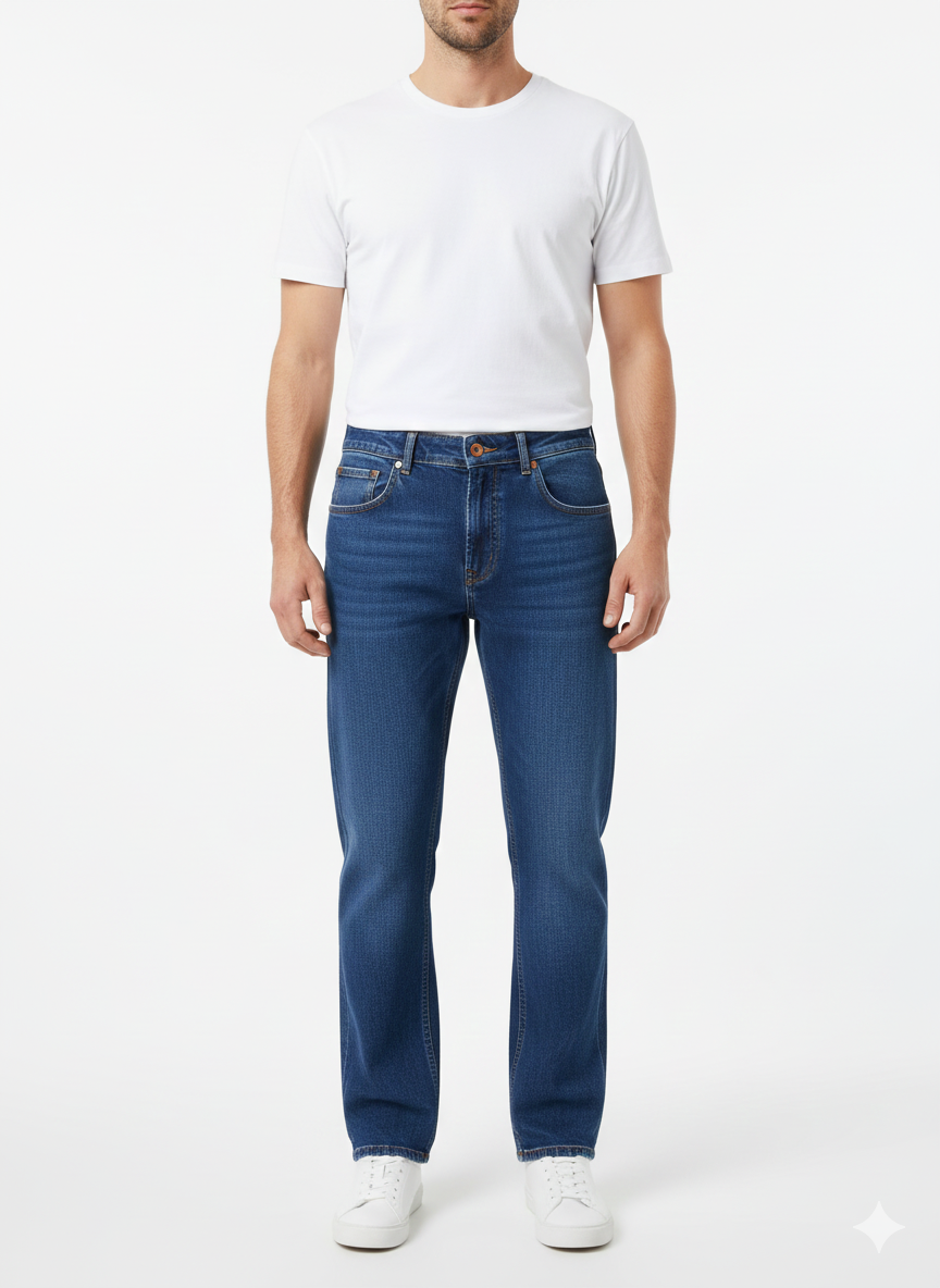 Jeans Relax Fit Medium Blue
