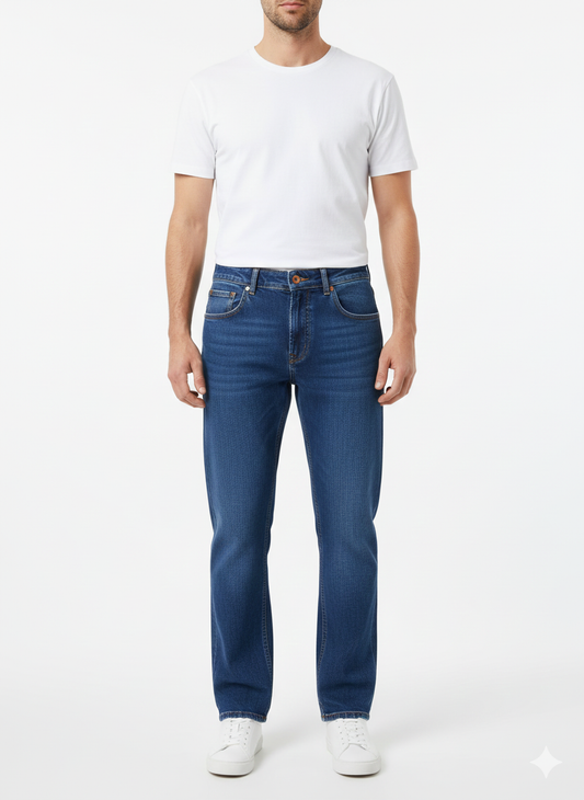 Jeans Relax Fit Medium Blue