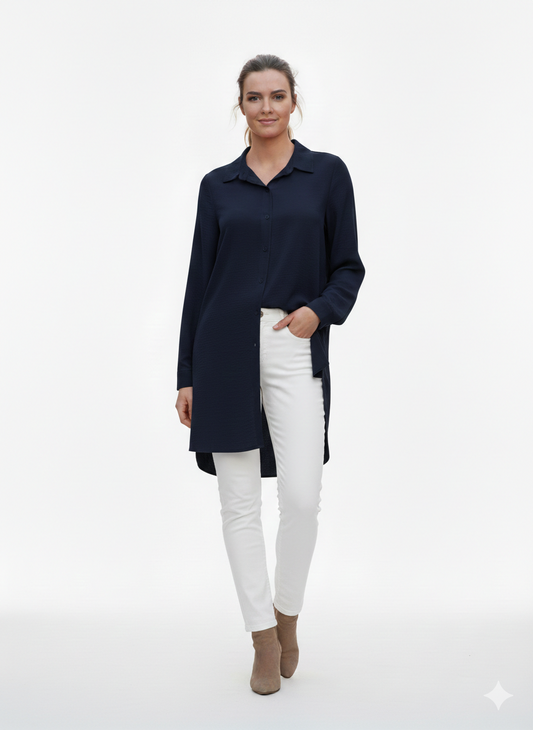 Convertible Long Sleeve Navy