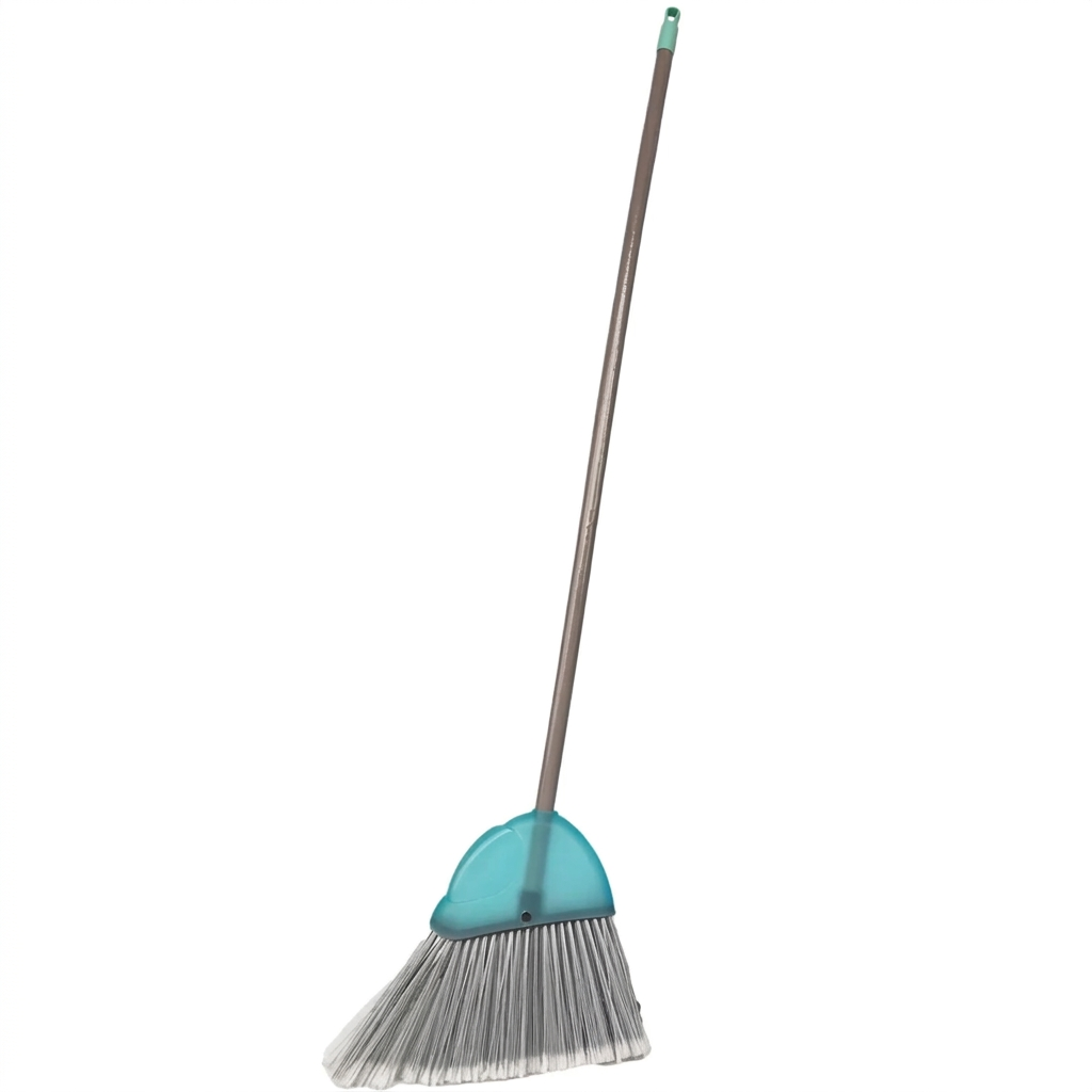 Large Transparent Angle Broom Blue
