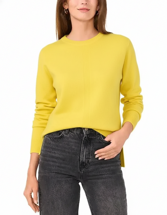 Lemon Center Seam Crewneck - Ninety