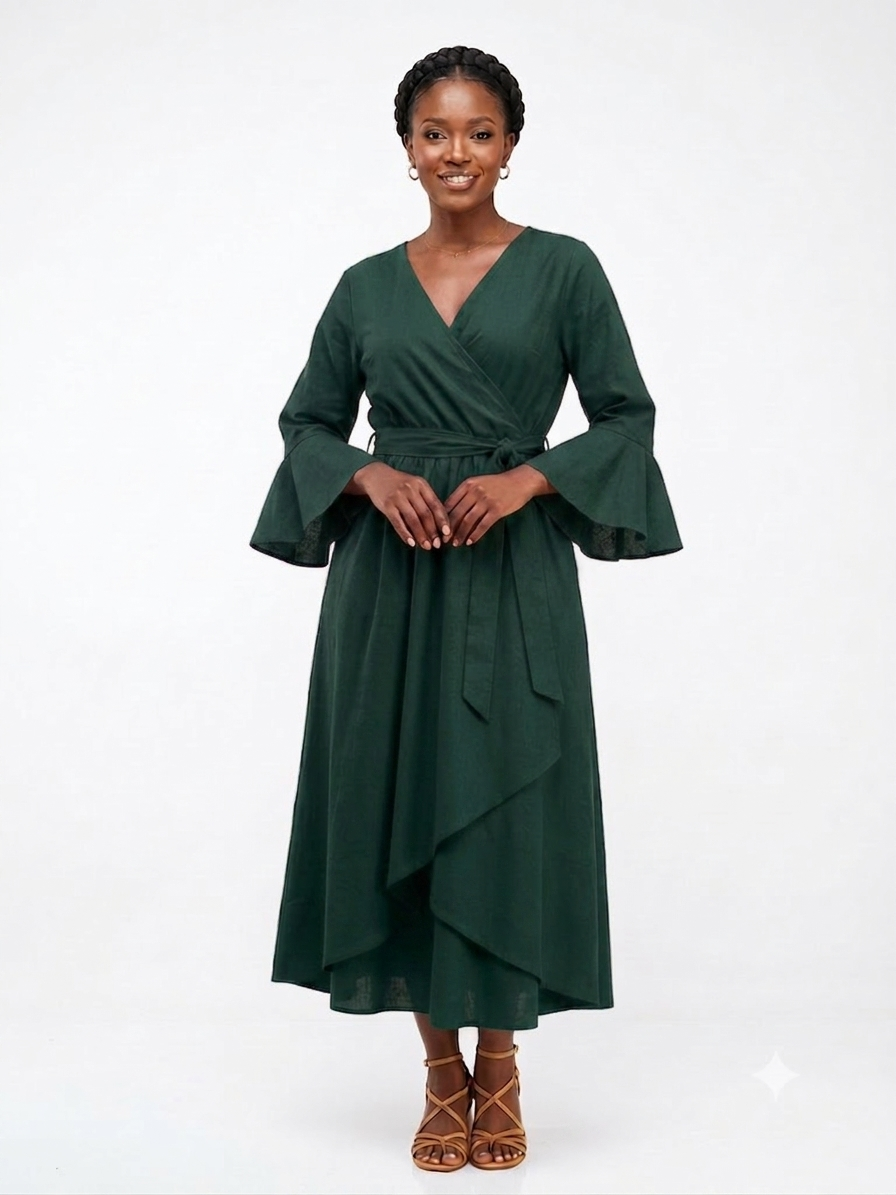 Dress Green Women - Etnia Negra