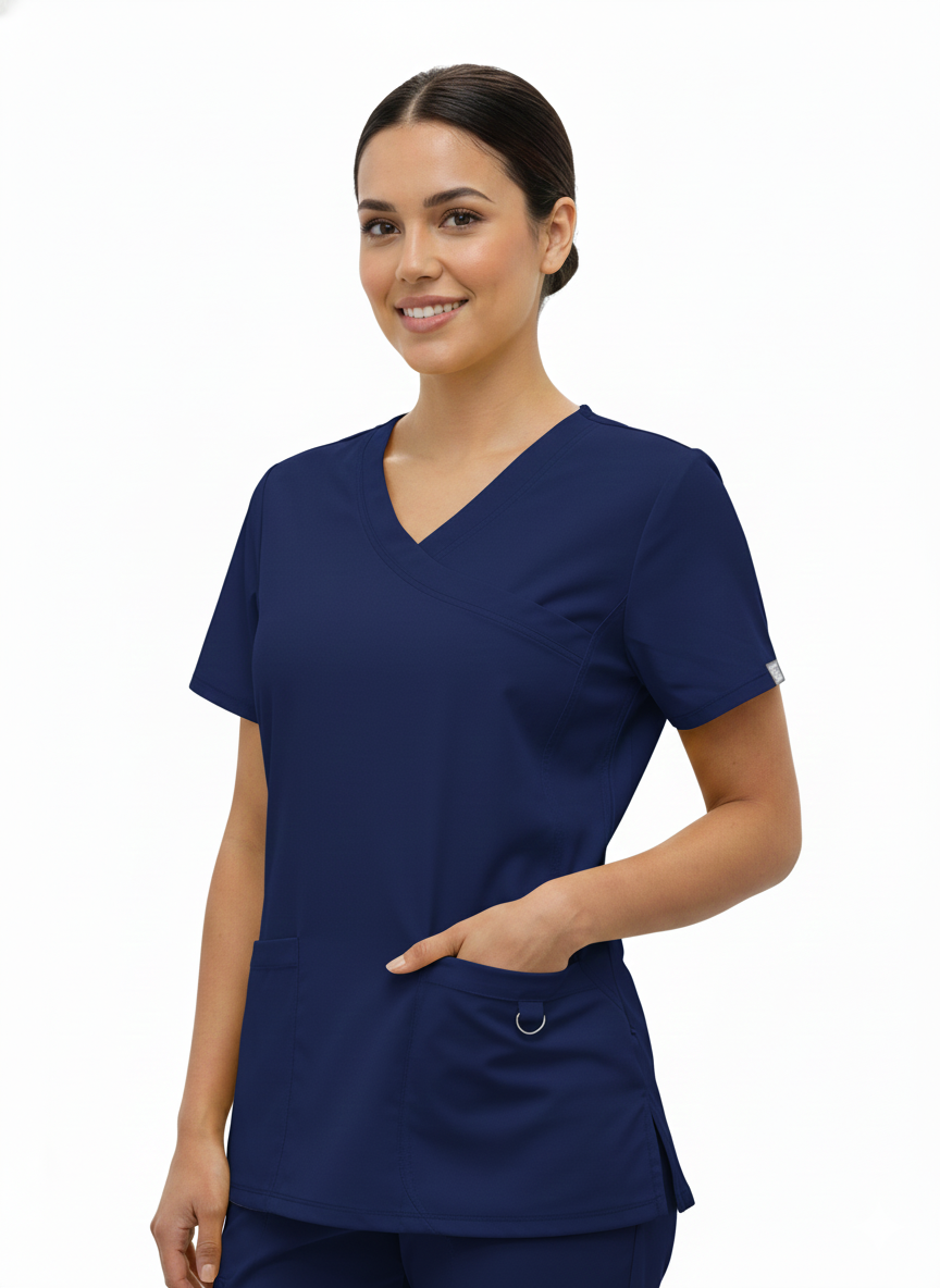 Indigo Uniform Top
