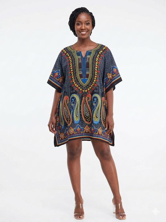 SHORT KAFTAN GREY