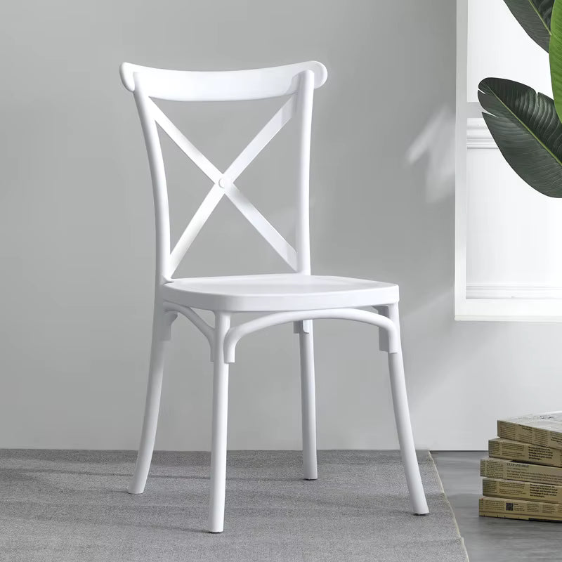 Outdoor Events Restaurant Nordic Buy Furniture Silla Stackable PP White