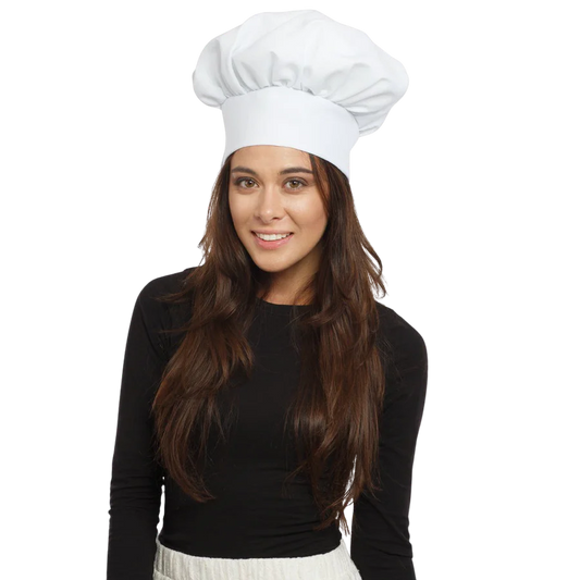 WHITE CHEF HAT ADULT