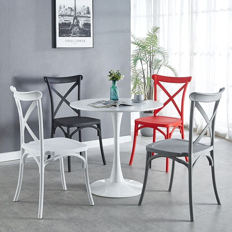 Outdoor Events Restaurant Nordic Buy Furniture Silla Stackable PP Black