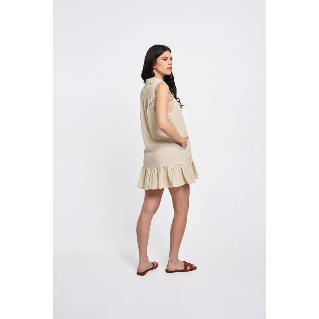 Linen Out Of Office Dress