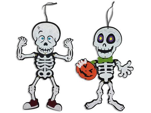 Halloween Join Hanging Felt Skeleton