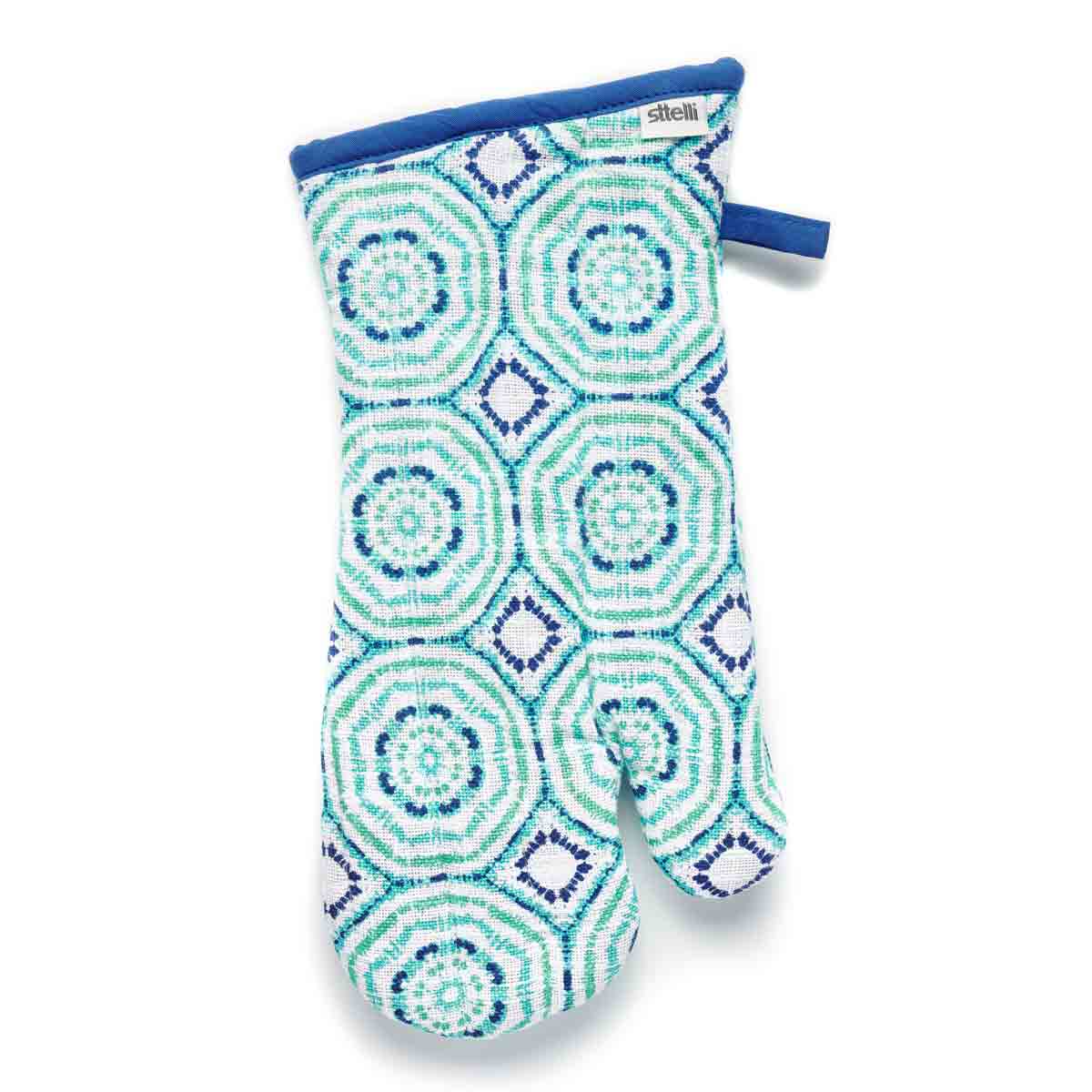 Hypnotic Oven Mitt Blueberry