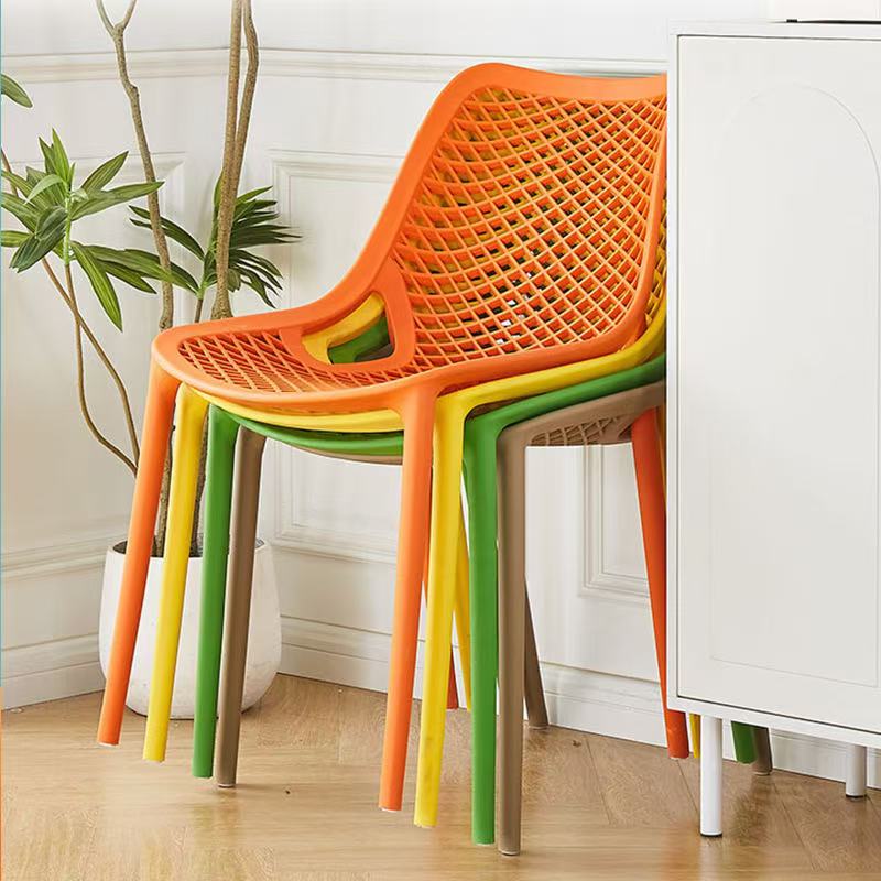 Nordic Style Accent Chairs Furniture Living Room Outdoor Orange