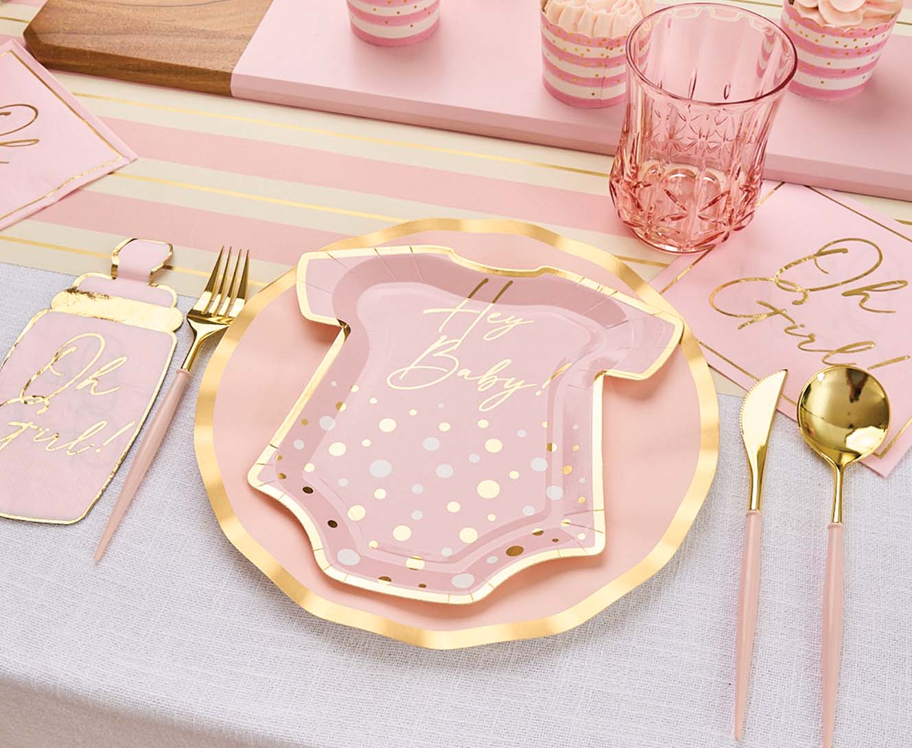 Bella Cutlery Gold / Blush Handle