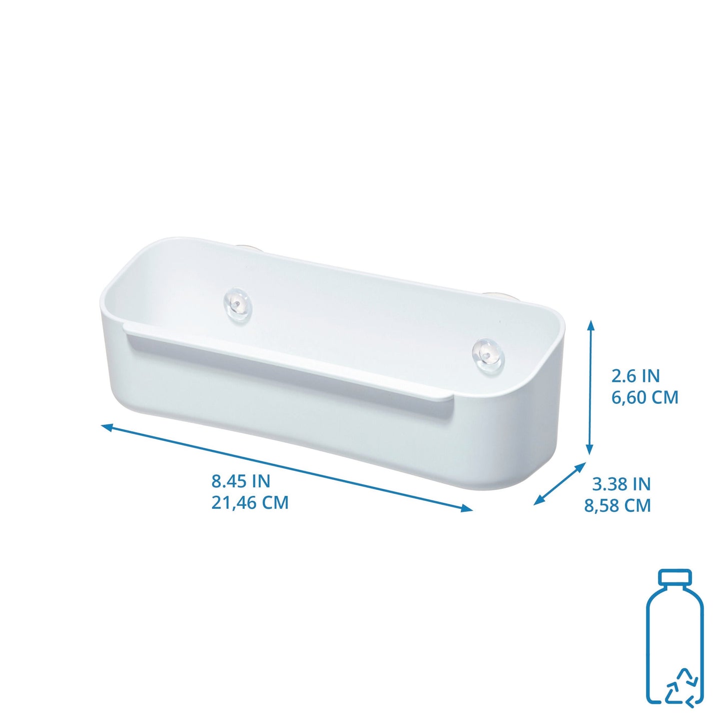 Suction Caddy With Wash Cloth Holder