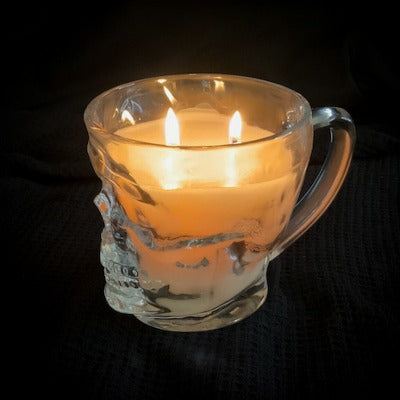Skull Mug Lit 10.5oz Red
