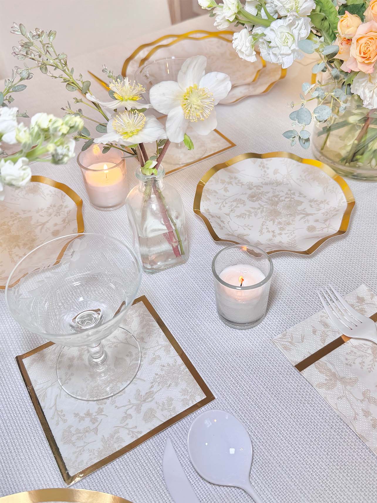 Cocktail Napkin Timeless Sand 3ply