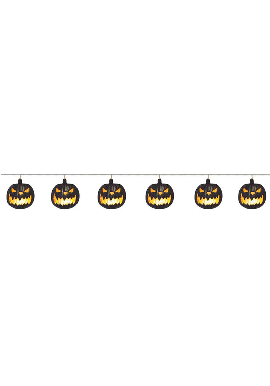 Garland light up pumpkin