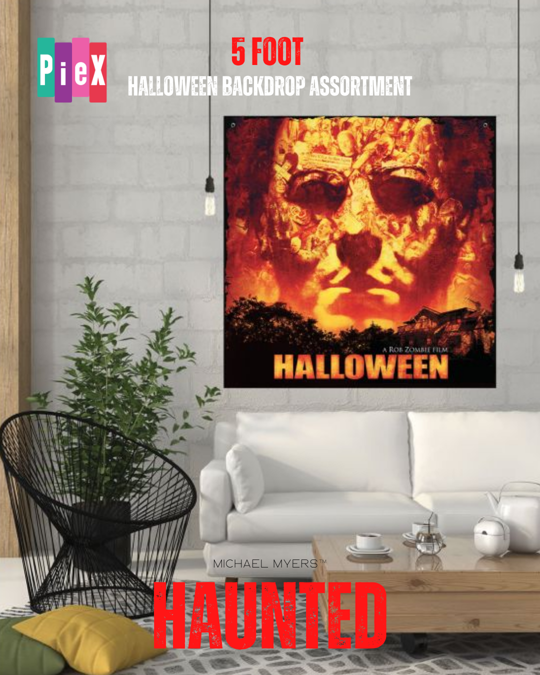 Michael Myers Backdrop 5" x 5"