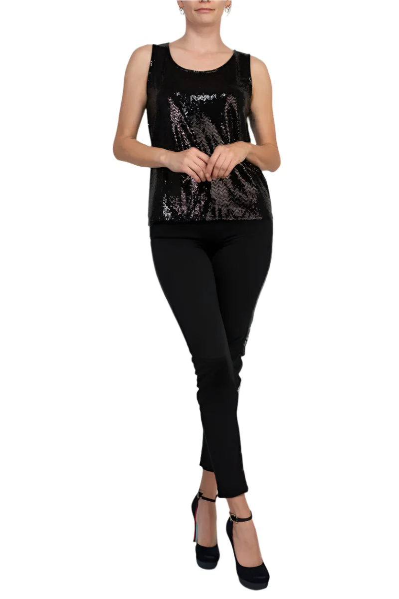 Disco Dot Twin Blouse Set Black - Marina