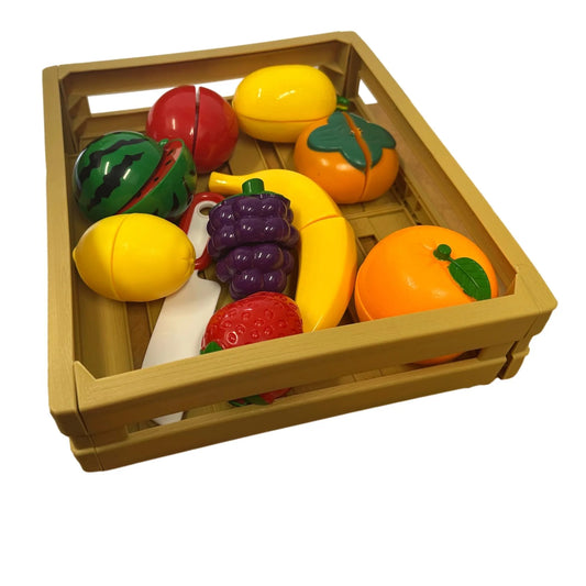 11 PC Market Crate Playset - Case with Fruits