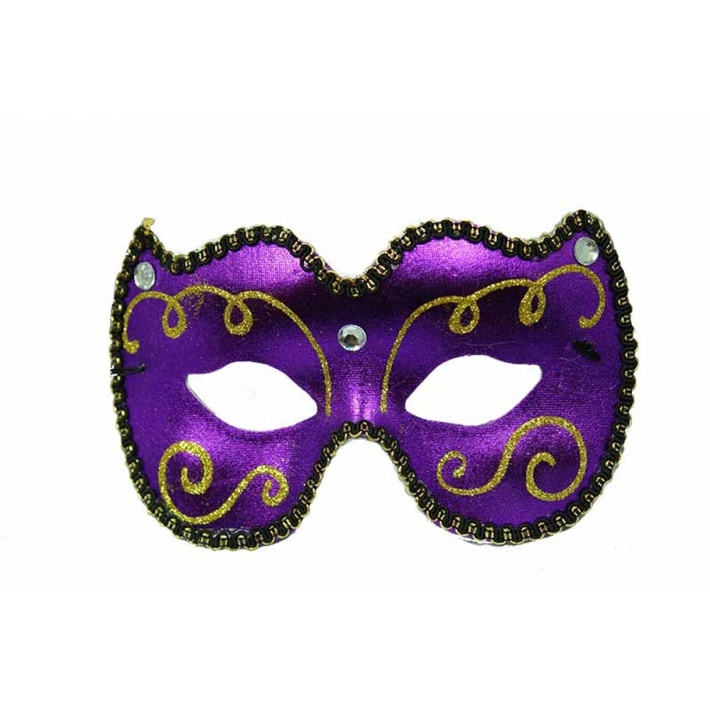 Purple & Gold Masquerade Mask