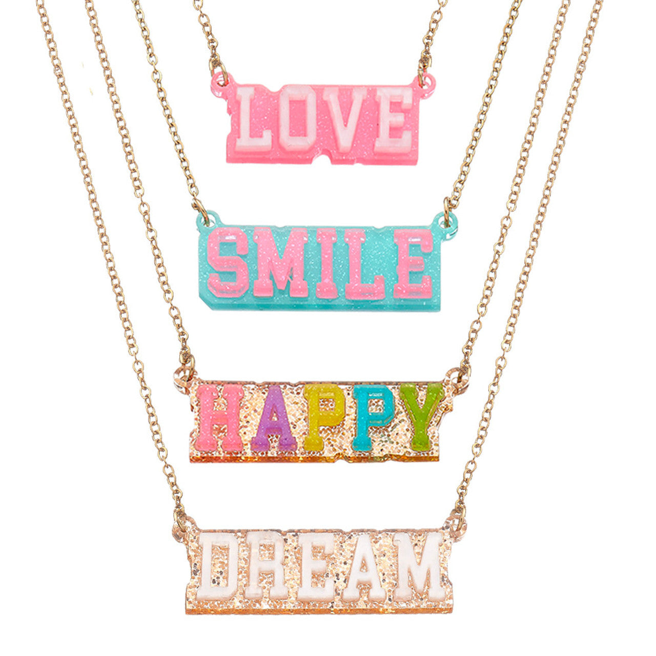 J.V. Charm Club - Collegiate Charm Word Necklace
