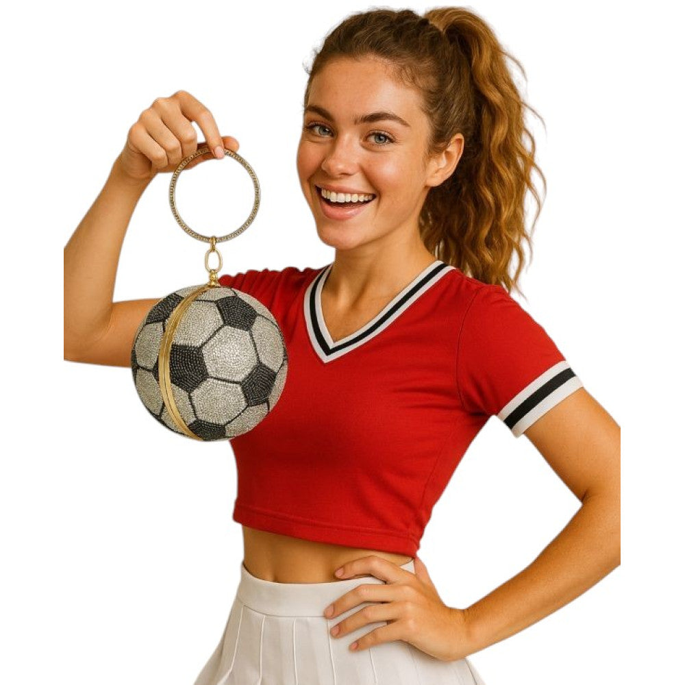 Play The Field Soccer Rhinestone
