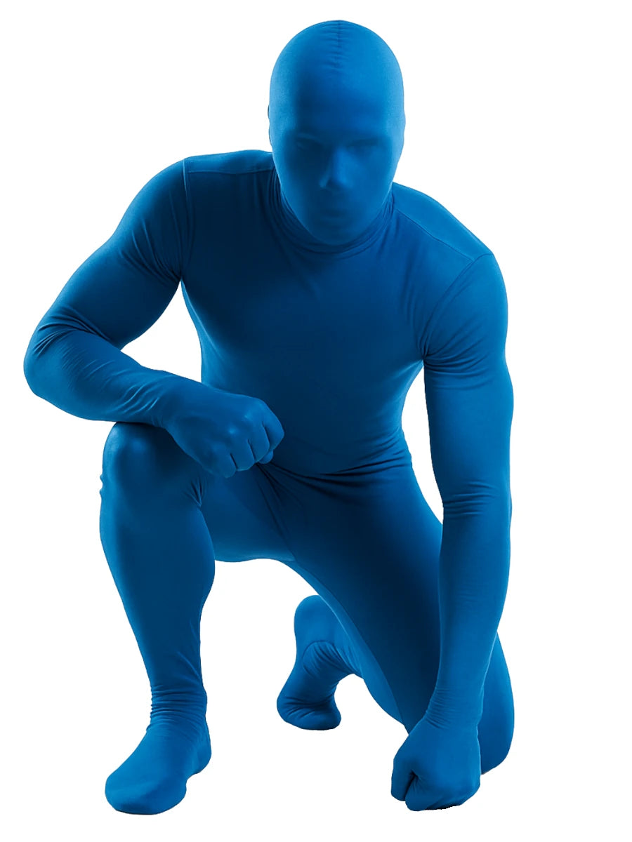 Blue Spirit Bodysuit Men's Costume