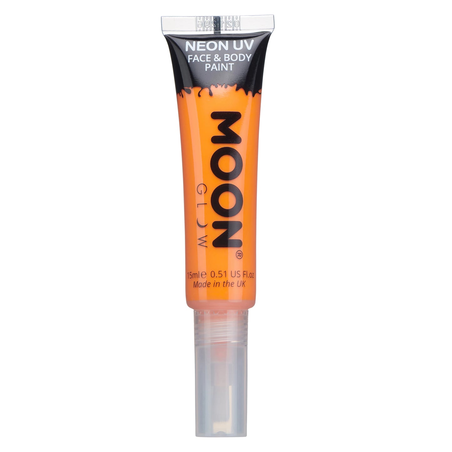 Intense – Neon UV Face & Body Paint  Brush Orange