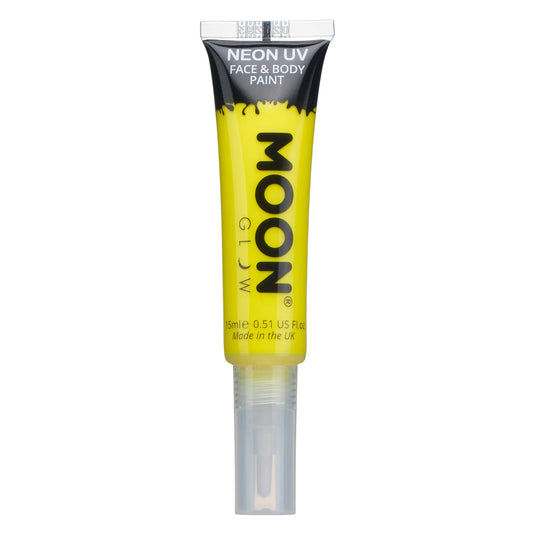 Intense – Neon UV Face & Body Paint  Brush Yellow