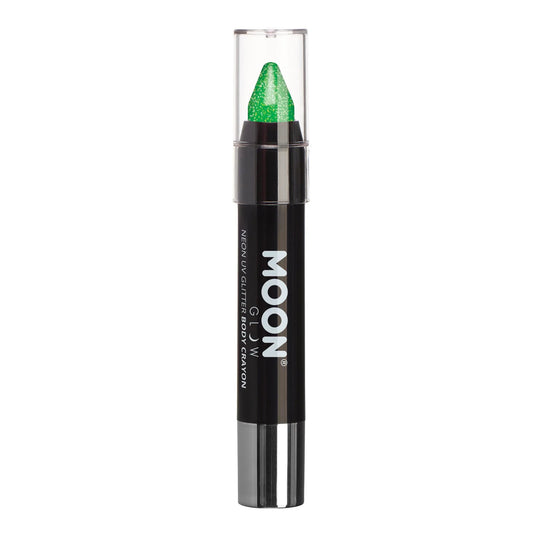 Neon UV  Glitter Body Crayon ,3.5g Green