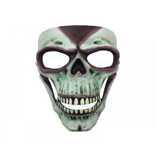 Green Zombie Skull Mask
