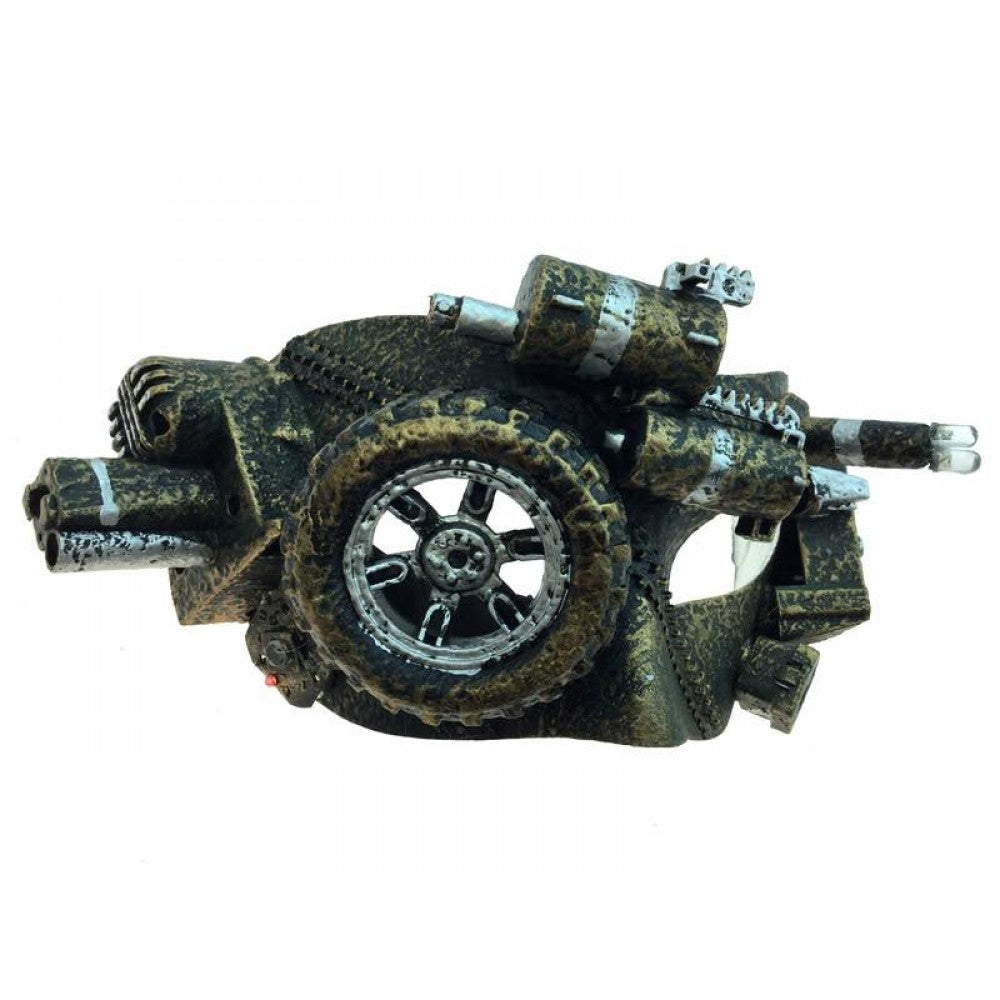 Silver Steampunk Tire Mask